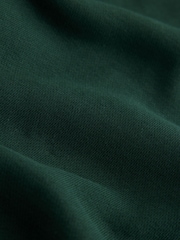 Dark Green Oversized Cotton Rich Hoodie - Image 2 of 3