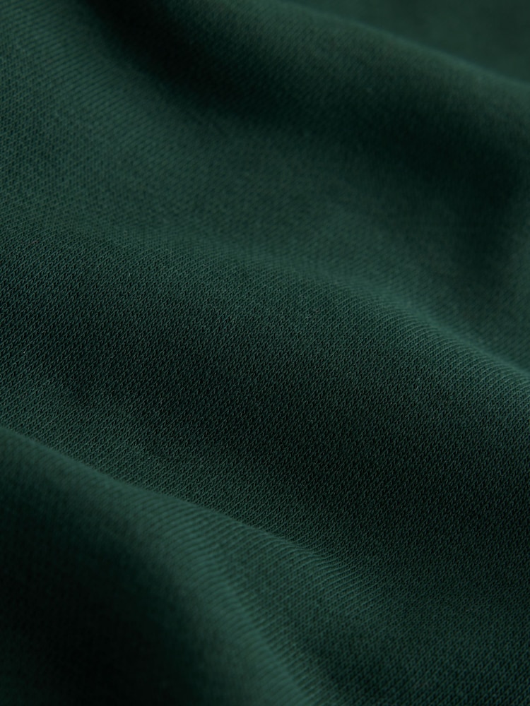 Dark Green Oversized Cotton Rich Hoodie - Image 2 of 3