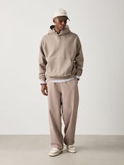 Stone Neutral Oversized Hoodie - Image 5 of 5