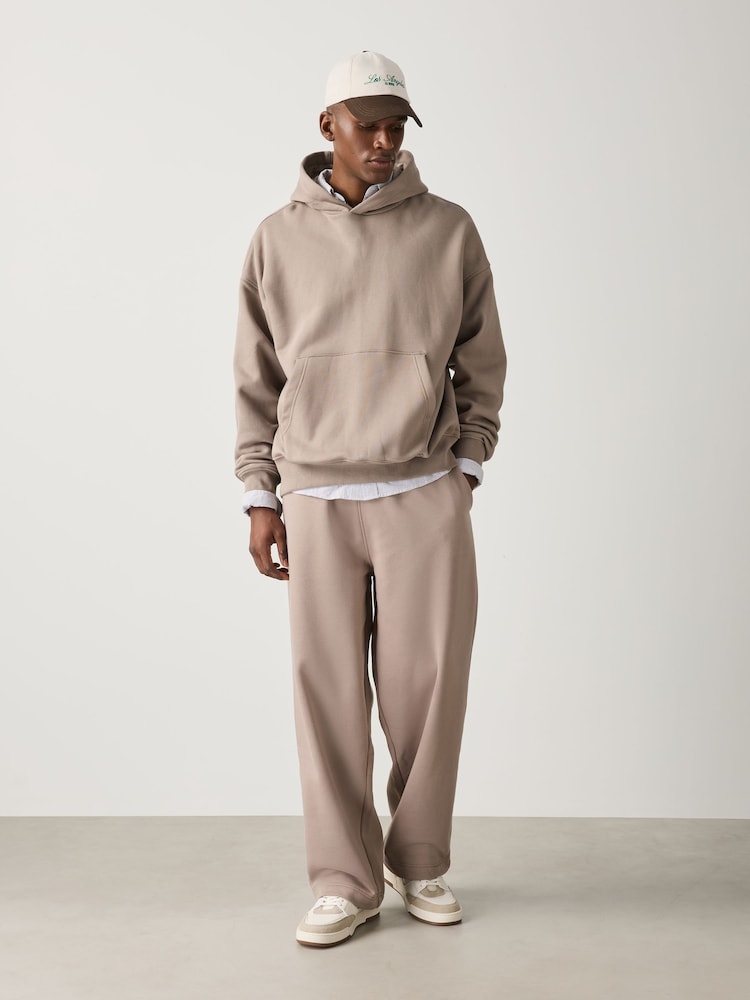 Stone Neutral Oversized Hoodie - Image 5 of 5
