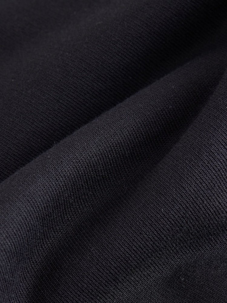 Black Quarter Zip Sweatshirt - Image 2 of 3 Black Quarter Zip Sweatshirt - Image 2 of 3