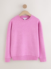 Pink Long Sleeve Crew Neck Cosy Knit Jumper - Image 6 of 8