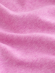Pink Long Sleeve Crew Neck Cosy Knit Jumper - Image 8 of 8