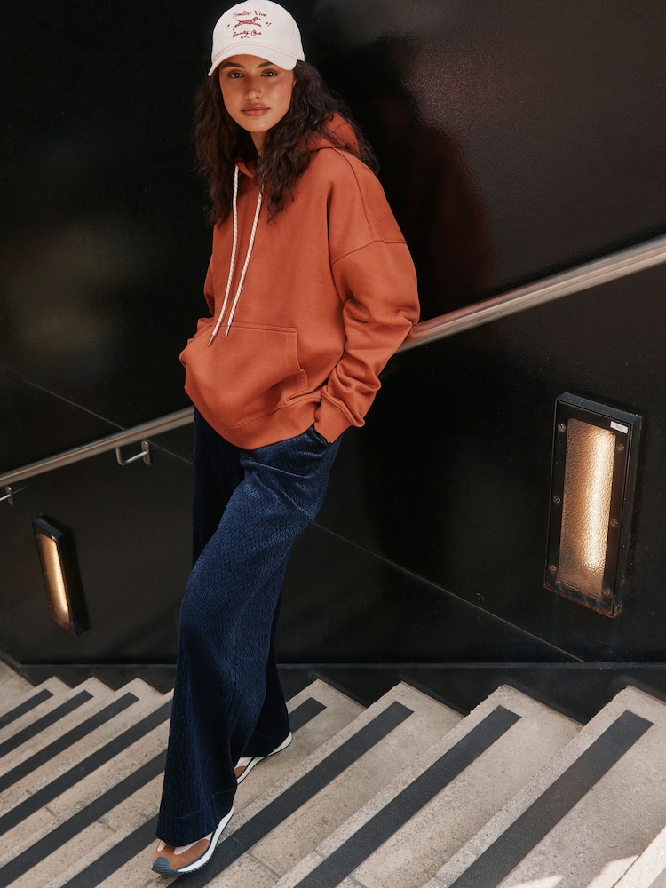 Burnt Orange Pullover Hoodie - Image 2 of 5