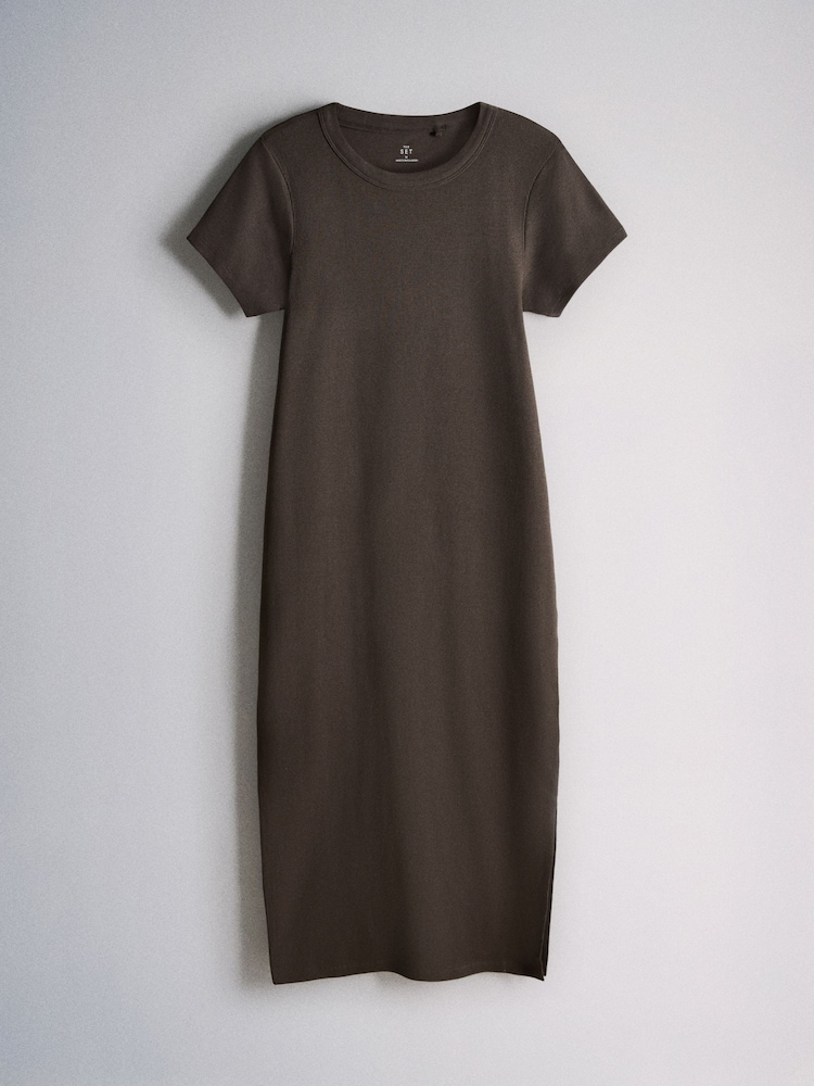 princess polly baby blue dress Brown Sleeveless Midi Dress – Mint Velvet