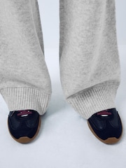 Grå - Knitted Wide Leg Joggers - Bild 5 av 10