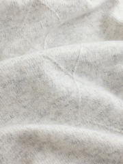 Grå - Knitted Wide Leg Joggers - Bild 9 av 10