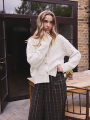 Cream Knitted Cardigan - Image 1 of 8