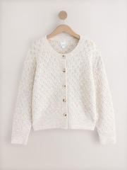 Cream Knitted Cardigan - Image 6 of 8