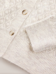 Cream Knitted Cardigan - Image 7 of 8