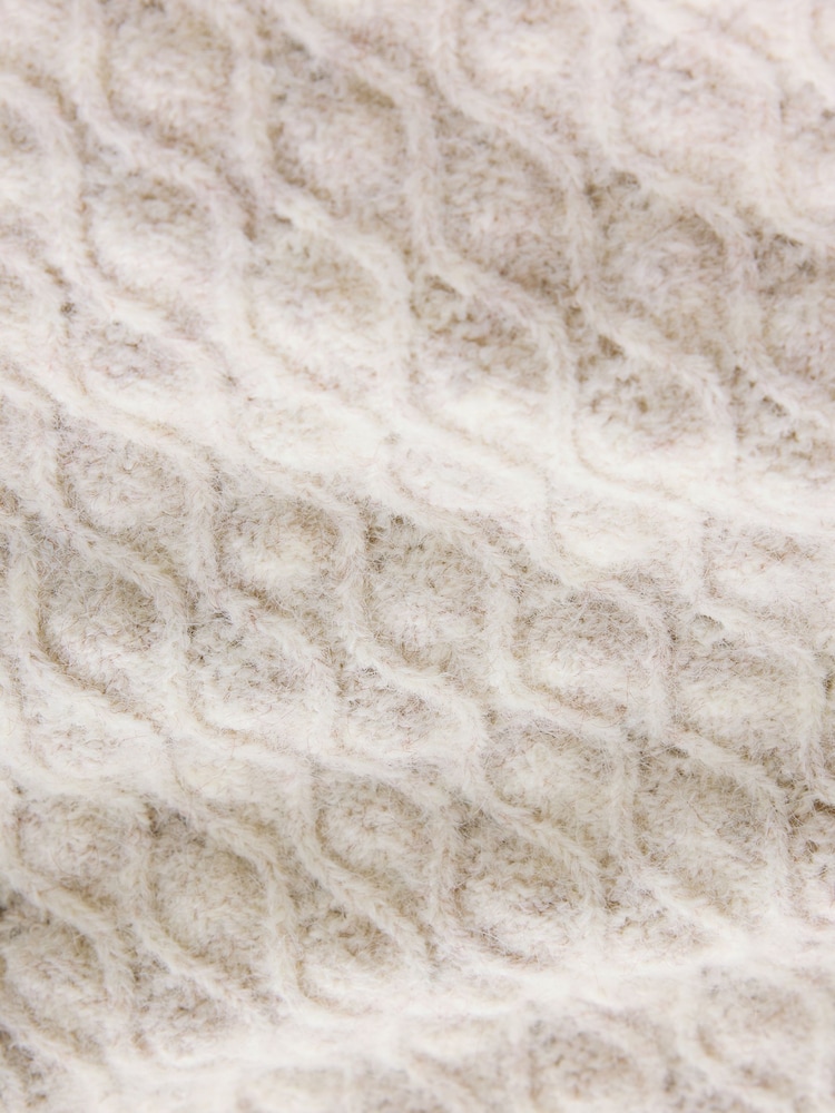Cream Knitted Cardigan - Image 8 of 8 Cream Knitted Cardigan - Image 8 of 8