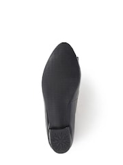Jones Bootmaker Black Soleil Wide Leather Ballet Pumps - Image 5 of 5