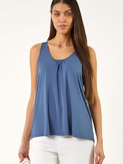 Roman Blue V-Neck Jersey Vest - Image 3 of 5