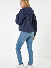 Roman Blue Hooded Raincoat - Image 3 of 5