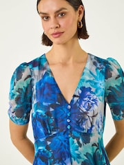 فستان مورّد بحاشية متدلّية من Roman - Image 4 of 5