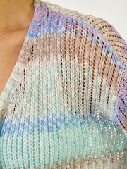 Roman Ombre Longline Knit Cardigan - Afbeelding 6 van 6