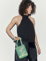 Green Martini Embellished Hand Held Bag - Image 3 of 10