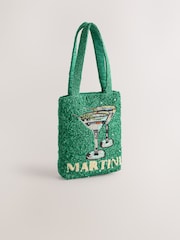 Green Martini Embellished Hand Held Bag - Image 5 of 10