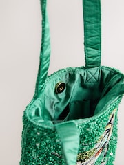 Green Martini Embellished Hand Held Bag - Image 9 of 10