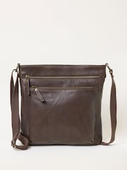 Bolsa transversal de couro FatFace Allie - Imagem 1 de 3