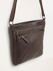 Bolsa transversal de couro FatFace Allie - Imagem 3 de 3