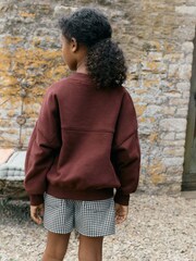 Chocolate Brown Dalmation Sweatshirt (3-16yrs) - Image 5 of 5