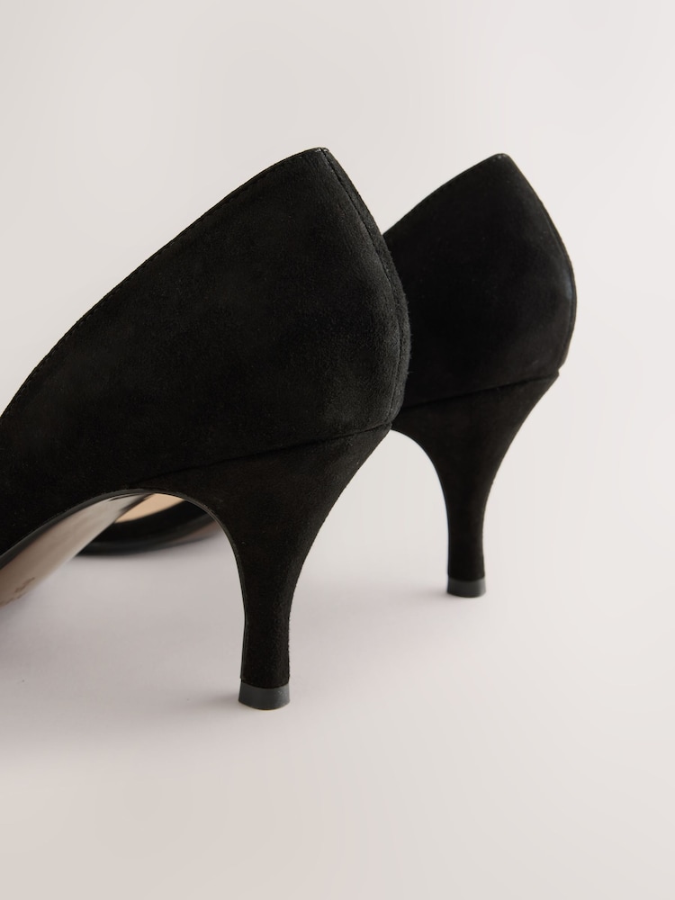 Black Forever Comfort® Two Part Heeled Sandals - Image 5 of 5