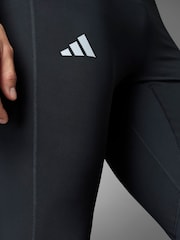adidas Black Adizero Essentials Running Long Tights - Image 6 of 11