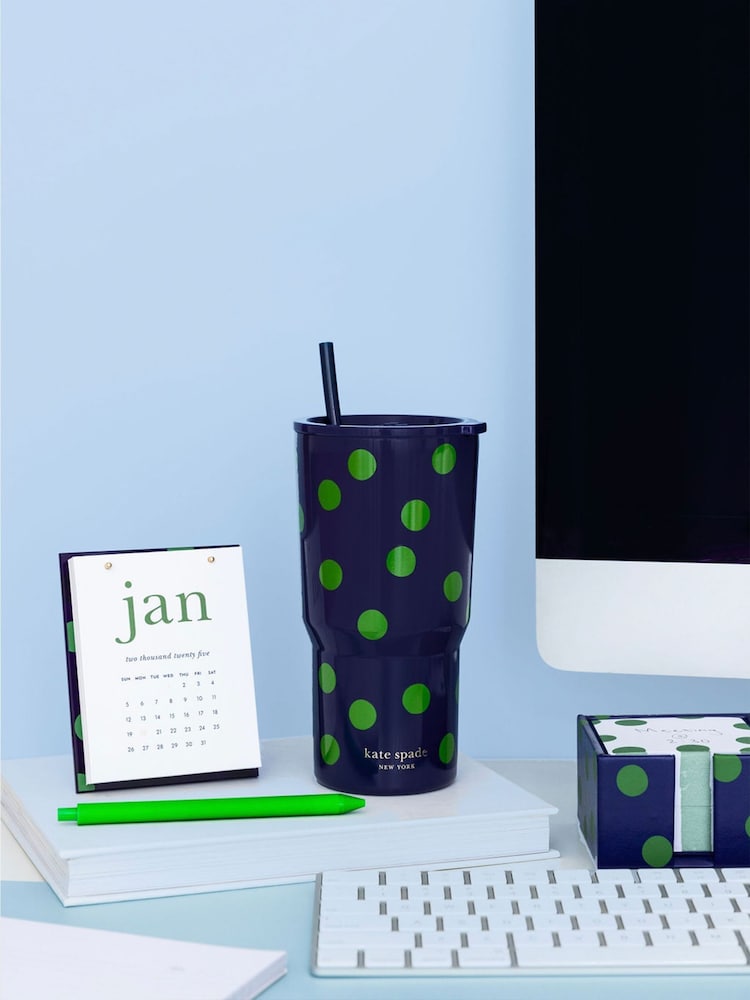 Kate Spade Multi Stainless Steel 20 oz Sonnet Dot Tumbler - Image 1 of 4