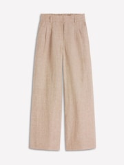 Boden Brown Kensington Linen Trousers - Image 5 of 5
