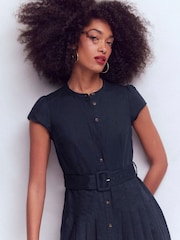 Boden Arabella リネンブレンドドレス - 画像 3 / 5