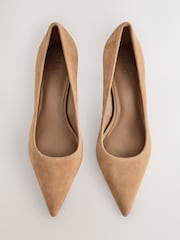 Camel Forever Comfort® Leather Lined Mid Court Heels - Image 2 of 5
