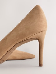 Camel Forever Comfort® Leather Lined Mid Court Heels - Image 4 of 5