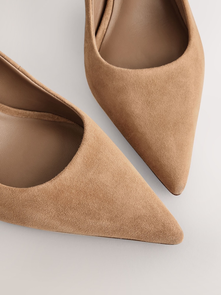 Camel Forever Comfort® Leather Lined Mid Court Heels - Image 5 of 5 Camel Forever Comfort® Leather Lined Mid Court Heels - Image 5 of 5