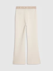 River Island Cream Premium Clean Kickflare Trousers - Image 2 of 4