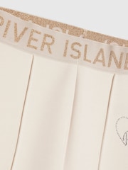 River Island Cream Premium Clean Kickflare Trousers - Image 3 of 4