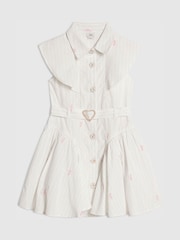 فستان مناسبات مخطط من River Island - Image 1 of 4