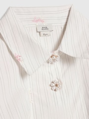 فستان مناسبات مخطط من River Island - Image 3 of 4