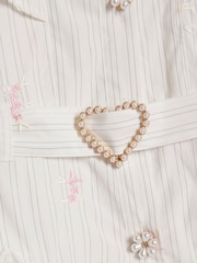فستان مناسبات مخطط من River Island - Image 4 of 4