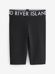 River Island Black Logo Cycling Shorts 3 Pack - Image 2 of 4