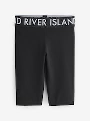 River Island Black Logo Cycling Shorts 3 Pack - Image 4 of 4