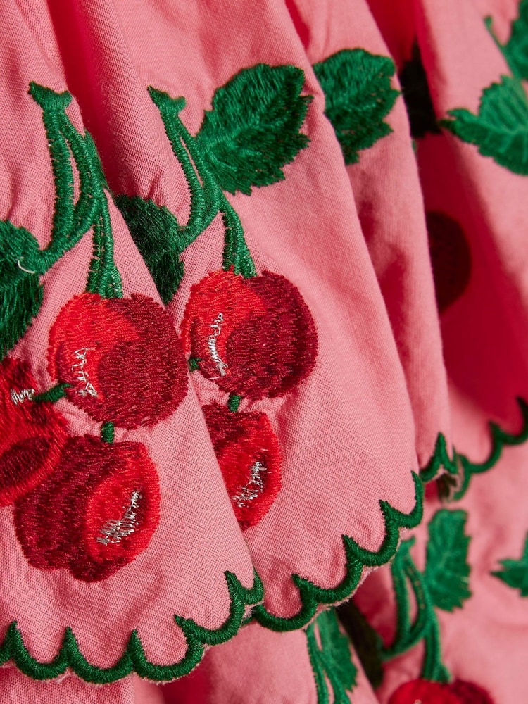 River Island Pink Cherry Top And Skirt Set - Image 5 of 5