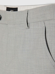 River Island Blue Tailored Suit Shorts - Image 4 of 4
