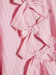 River Island Pink Seersucker Top & Jeans Set - Image 4 of 5