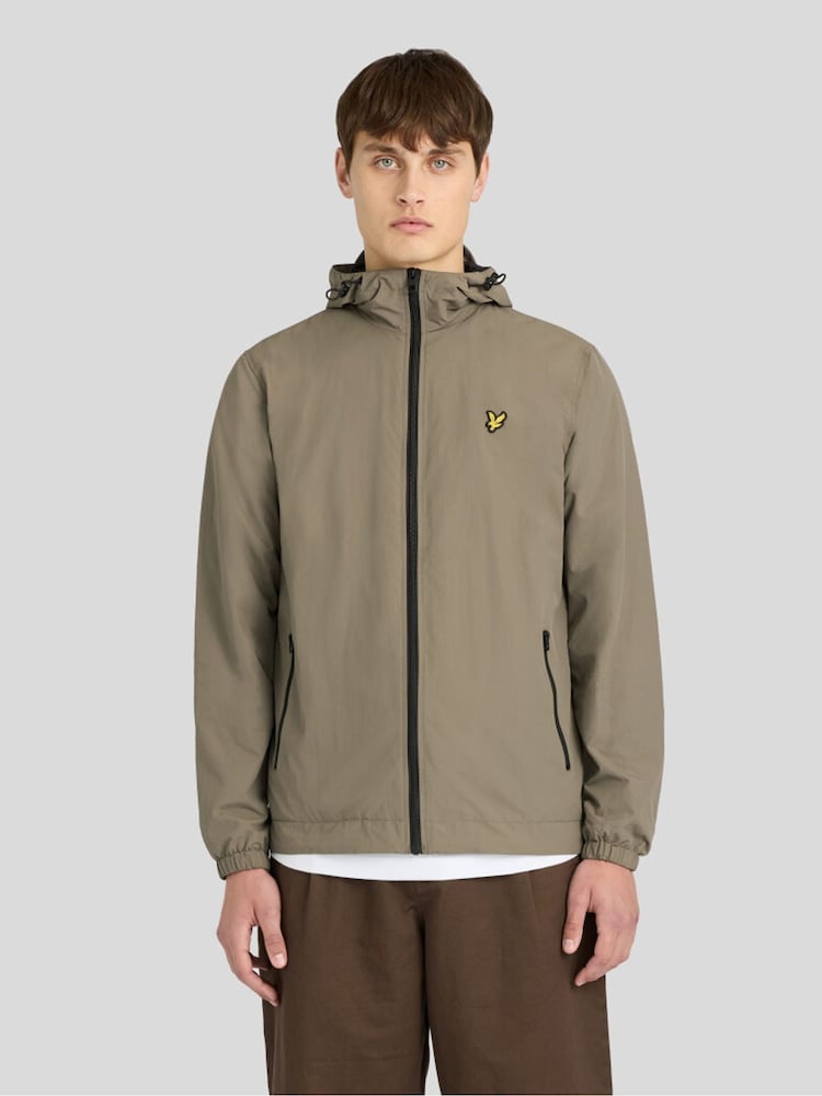Chaqueta con capucha y cremallera de contraste Lyle & Scott - Imagen 2 de 6 Chaqueta con capucha y cremallera de contraste Lyle & Scott - Imagen 2 de 6