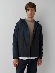 Lyle & Scott Colour Block Zip Through Hooded Jacket - Bild 1 von 5