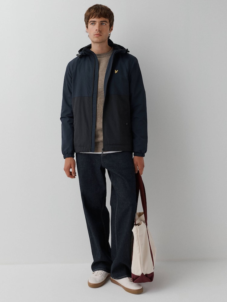 Lyle & Scott Colour Block Zip Through Hooded Jacket - Bild 2 von 5 Lyle & Scott Colour Block Zip Through Hooded Jacket - Bild 2 von 5