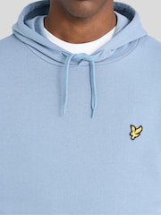 Lyle & Scott Sky Blue Pullover Hoodie - Image 3 of 6