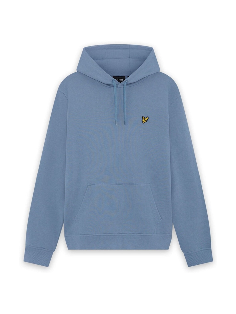 Lyle & Scott Sky Blue Pullover Hoodie - Image 6 of 6 Lyle & Scott Sky Blue Pullover Hoodie - Image 6 of 6