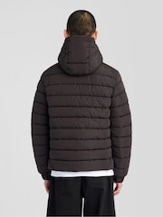 Lyle & Scott Black Hooded Quilted Jacket - Image 4 of 6